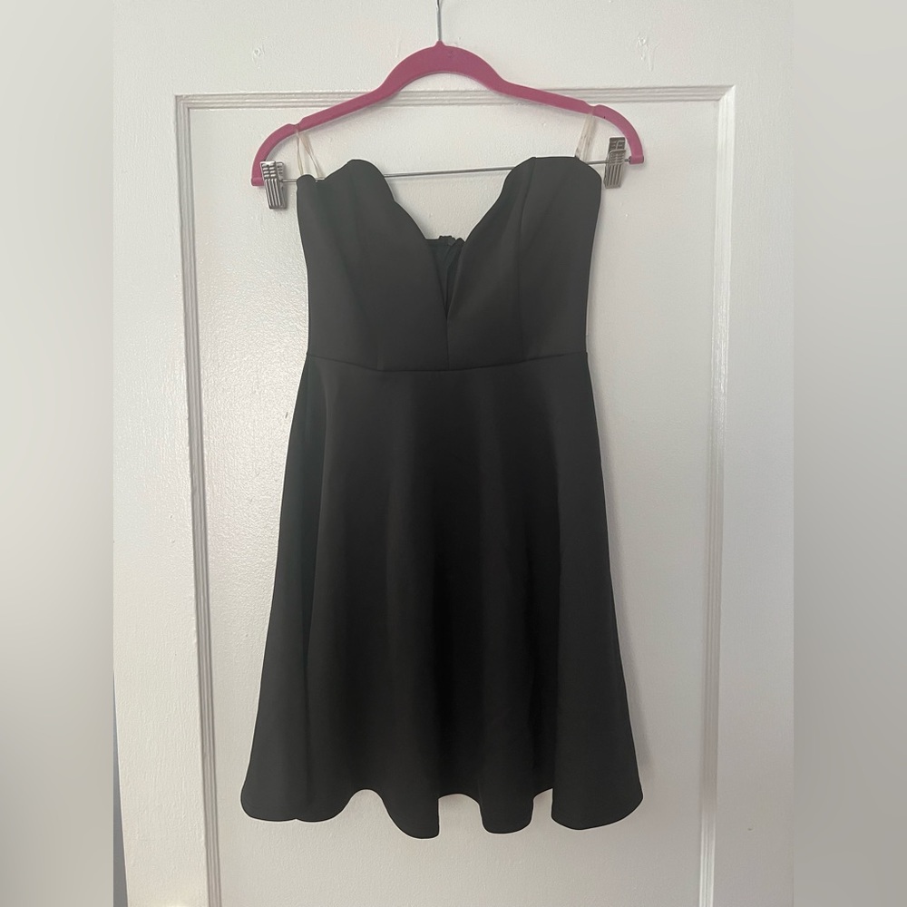 Simple black dress